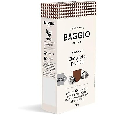 Café Baggio Aroma Chocolate Trufado Nespresso 10 Cápsulas