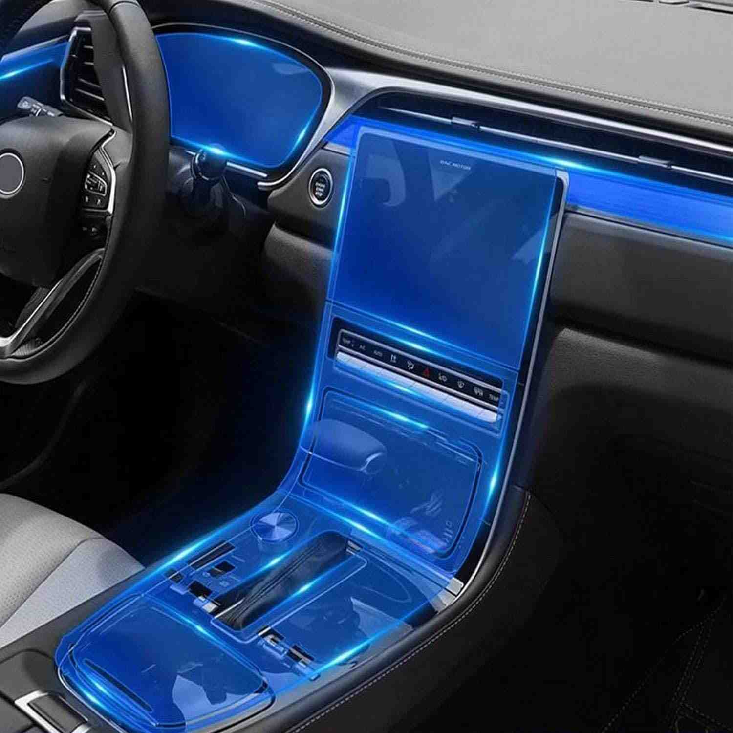Proteção Premium para Interior do GAC TRUMPCHI GS5 2022-2024: Película de Navegação Central TPU Anti-Risco