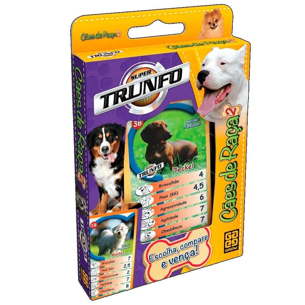 Trunfo Cães de Raças 2: O Jogo Divertido!