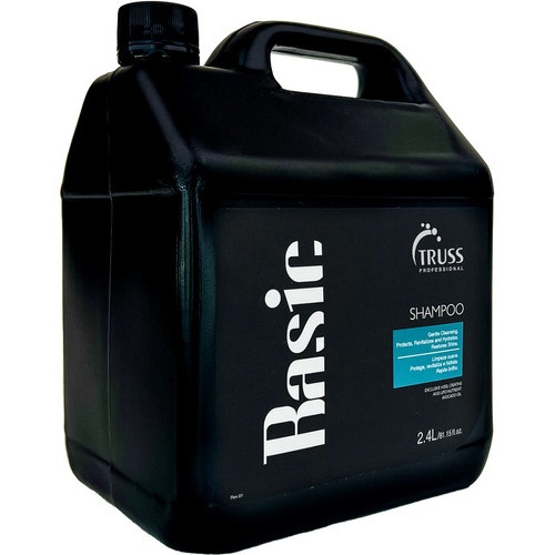 Truss Basic Shampoo 2,4 Litros: Limpeza Suave e Eficaz para Todos os Cabelos