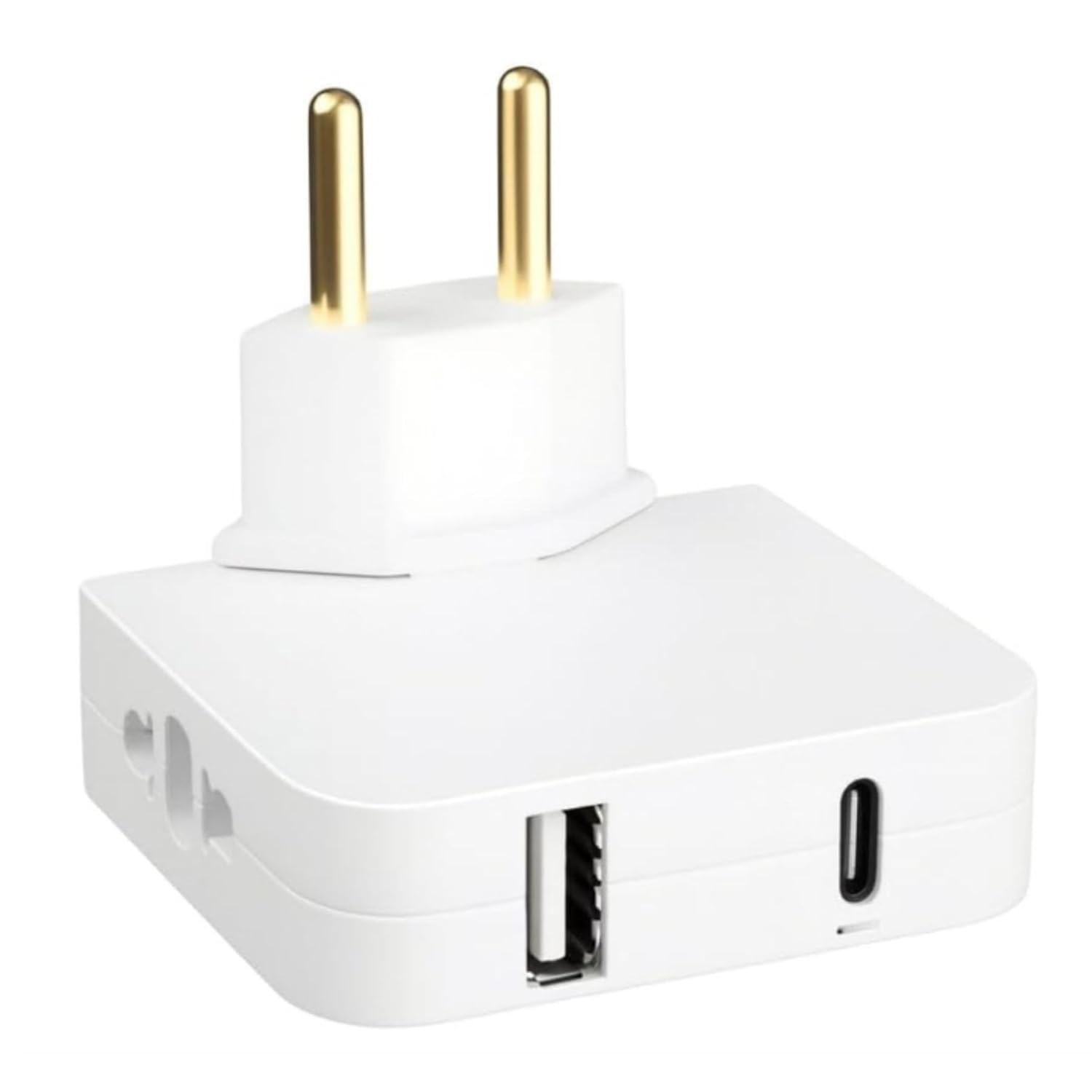 Adaptador Tomada Articulado Bivolt 4 em 1: 2 USB + 2 Tomadas - Carregue Tudo!