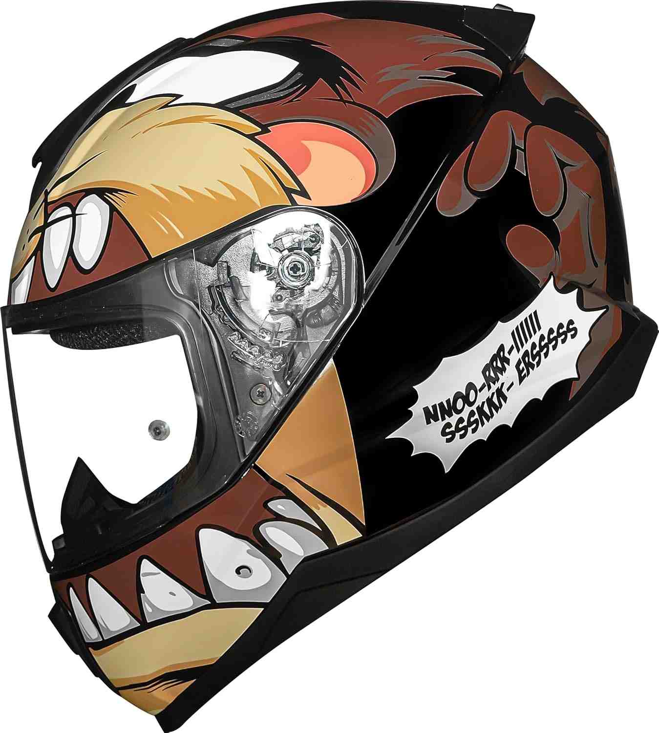 Capacete Norisk Razor Looney Tunes Taz Black - Estilo e Segurança para Você!