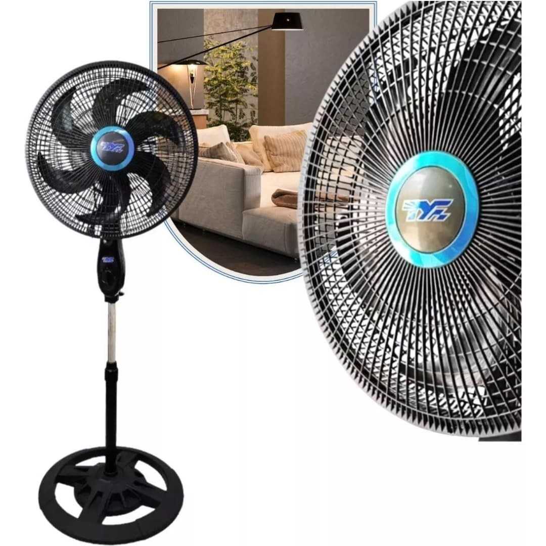 Ventilador de Coluna Solaris 6 Pás Turbo Ultra Potente 75W – Refresque seu Ambiente com Estilo