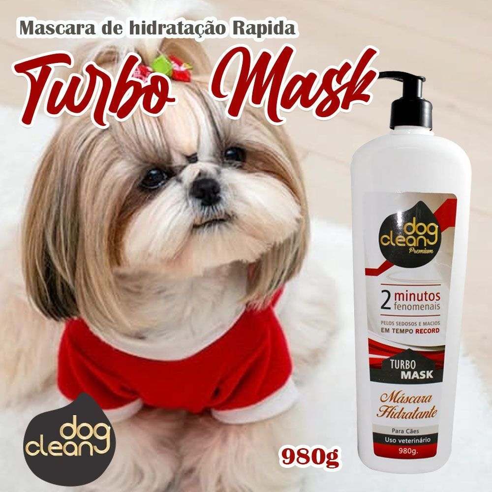 Turbo Mask Dog Clean: Pelagem Hidratada em 2 Minutos!