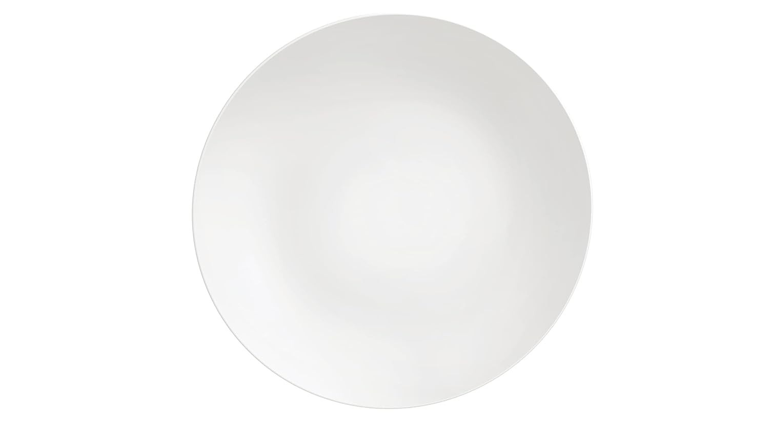 Prato Raso Turim 28 cm - Tramontina | Porcelana Branca Resistente e Elegante