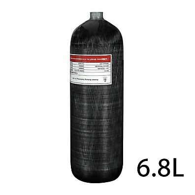 TUXING 300Bar 6.8L – Cilindro de Fibra de Carbono de Alta Pressão