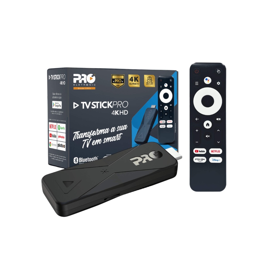 TV Stick 4K Pro: Transforme sua TV!