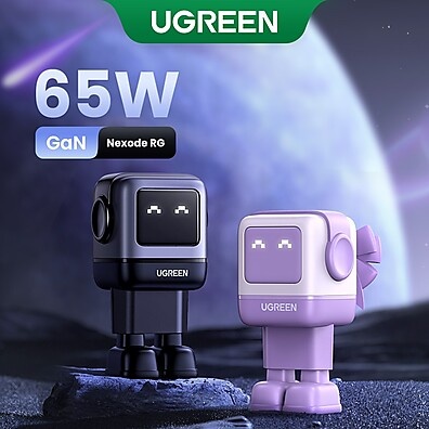 UGREEN 65W GaN: Carregador Rápido e Compacto