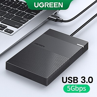 UGREEN HDD 2.5" USB-C 5Gbps – SSD/HDD Externo Rápido e Prático