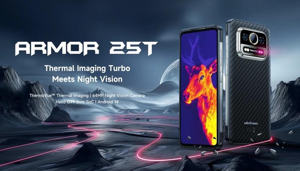 Ulefone Armor 25T: O Robusto com Visão Térmica!