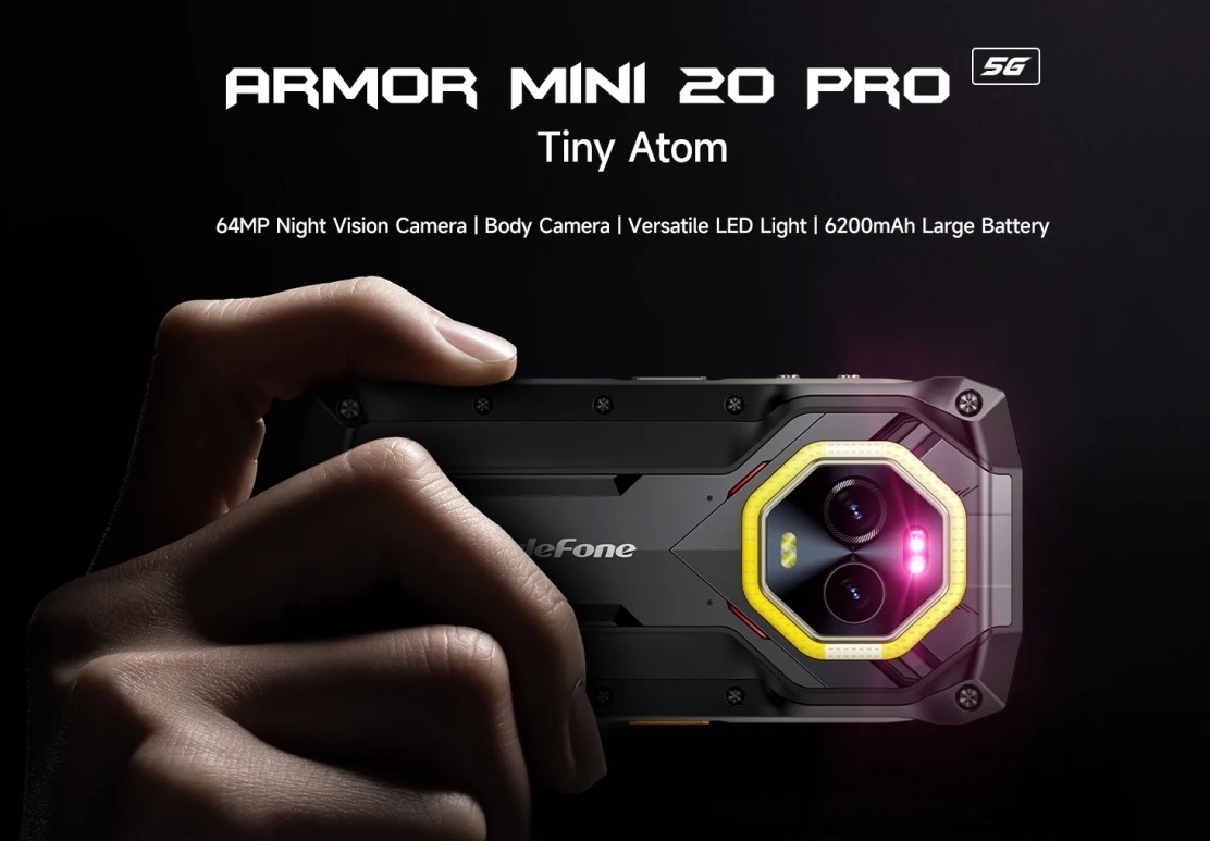 Ulefone Armor Mini 20 Pro: O 5G Robusto e Compacto