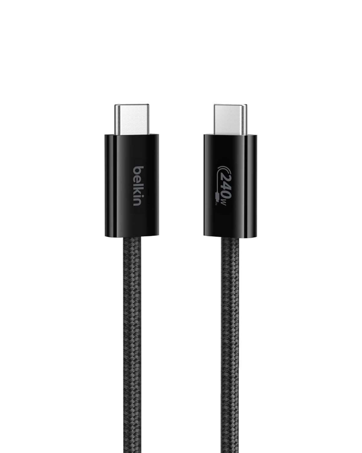Cabo USB-C Belkin 240W: Carregamento Ultra Rápido e Durabilidade para iPhone, Galaxy, MacBook e Mais!