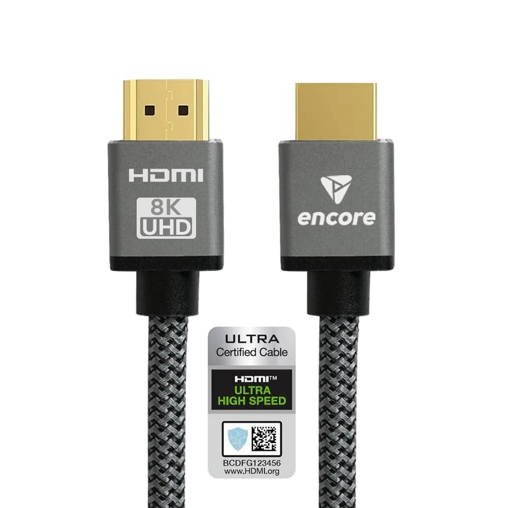Cabo HDMI 2.1 5 Metros: Imagem 8K Ultra HD e Som Imersivo Certificado Ultra High Speed
