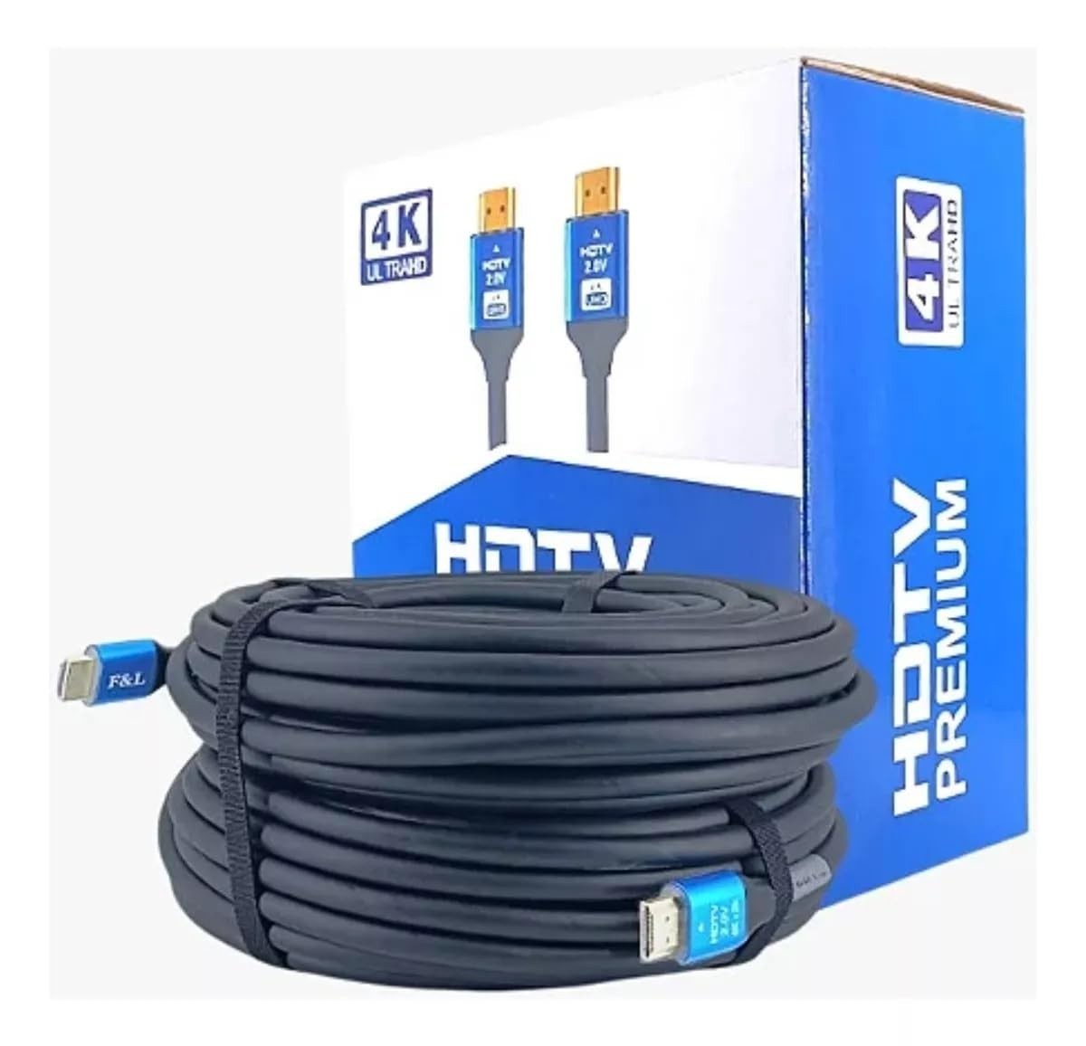 Cabo HDMI 4K 15 Metros Ultra HD 2.0 Blindado com Ethernet - Imagem e Som Incríveis!