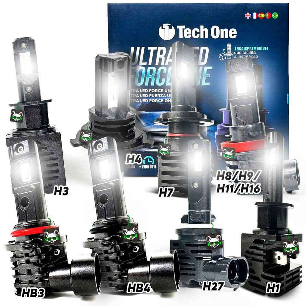 Ultra LED Force One: Iluminação Automotiva 6000K
