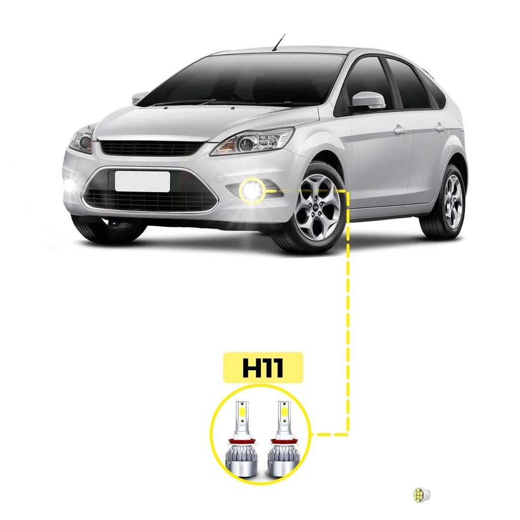 Ultra LED Ford Focus: Iluminação 20000 Lúmens
