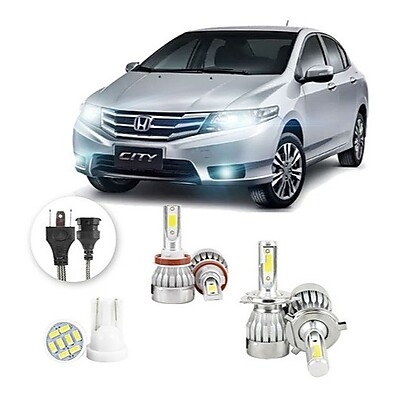 Ultra LED Honda City: Iluminação 20000lm
