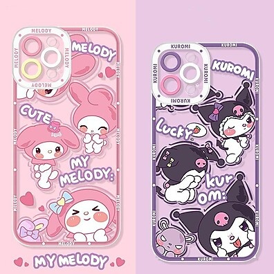Capa Fofa Kuromi para Samsung S24 FE e S25 Ultra