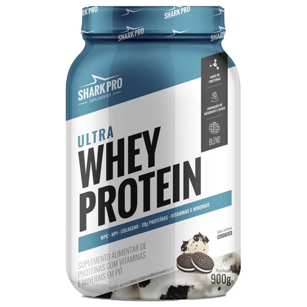 Ultra Whey Shark Pro 907g: Potencialize Seus Resultados!