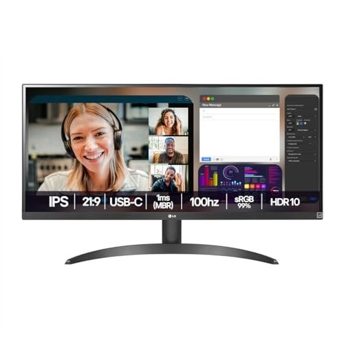 Monitor LG UltraWide™ - Tela IPS de 29", 21:9, HDR10, sRGB 99%, 100Hz - 29WQ500