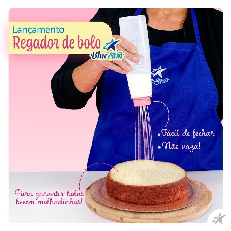 Umedecedor de Bolo Blue Star: Bolos Perfeitos!