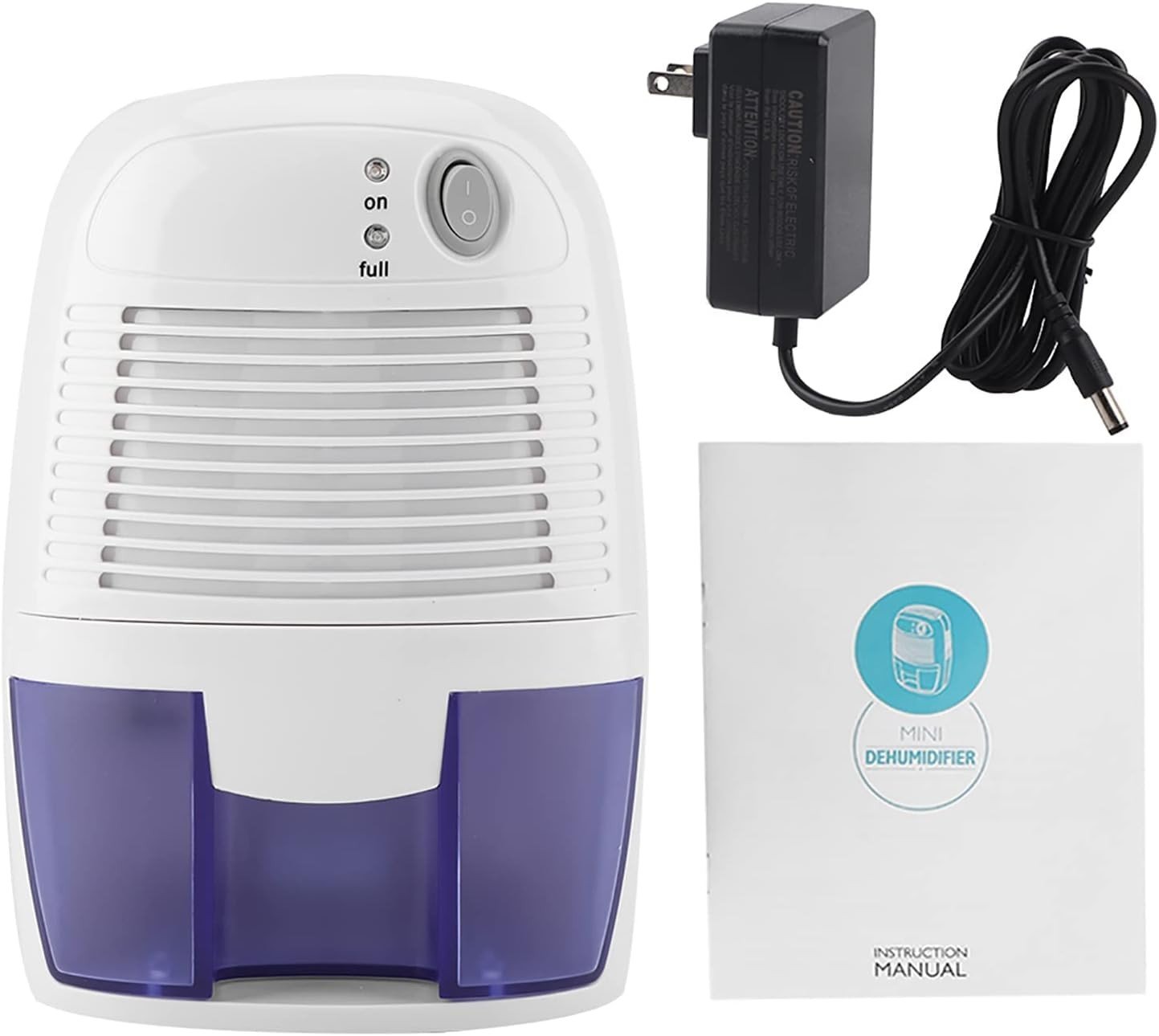 Desumidificador de Ar 500ML com Purificação e Desligamento Automático - Combate ao Mofo e Umidade