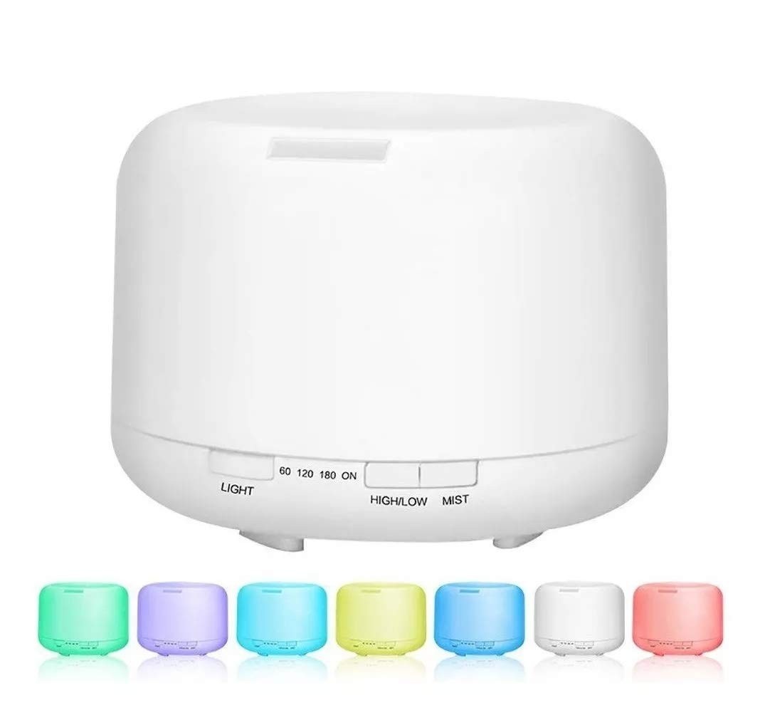 Umidificador de Ar 3 em 1 com LED Colorido e Aromatização - Relaxmedic