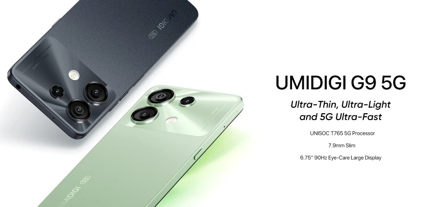 UMIDIGI G9: 5G Poderoso e Tela 120Hz