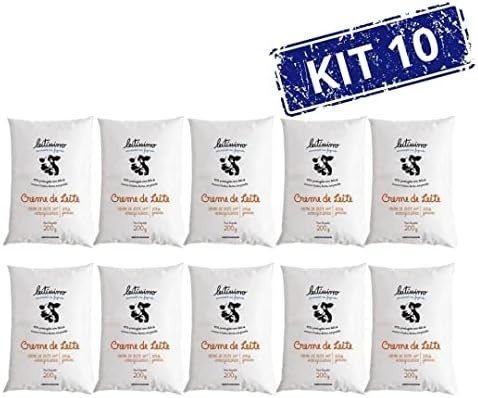 Creme De Leite Uht Leitíssimo 200g 20% De Gordura Kit 10 Un