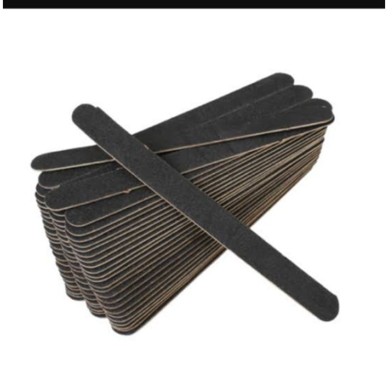 Lixa Larga Americana Black – 48 Unidades para Unhas