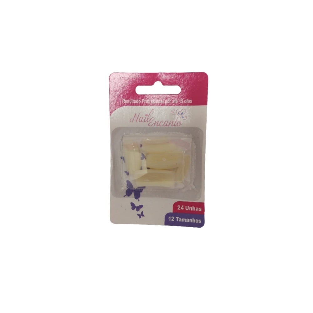 Unhas Postiças Quadradas: Guia Completo Fhaces Nail CT404