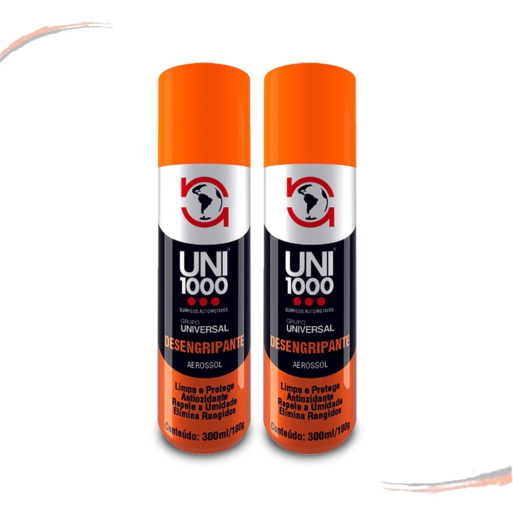 Uni1000 Desengripante: Kit com 2 - Livre-se da Ferrugem!