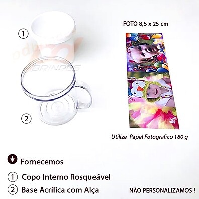 Caneca Acrílica Personalizada: Crie Lembranças Únicas!