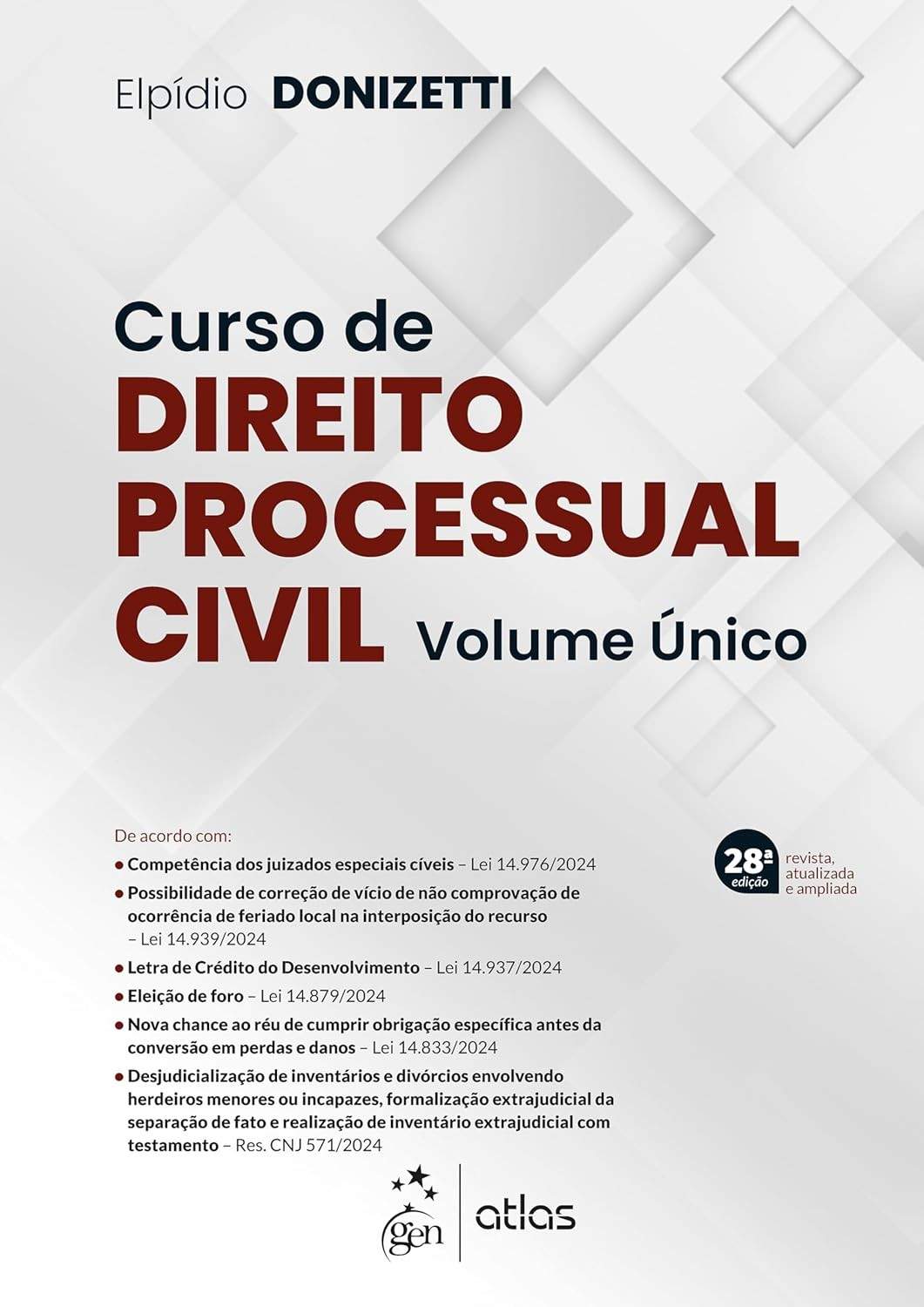 unico-direito-2025-essencial-curso-28-a-volume-edicao-civil-processual-para-advogados-de-a