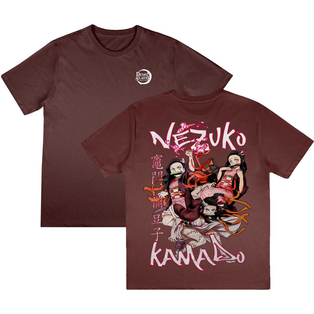 Camiseta Nezuko Demon Slayer: Algodão Zero Encolhimento e Estilo Único