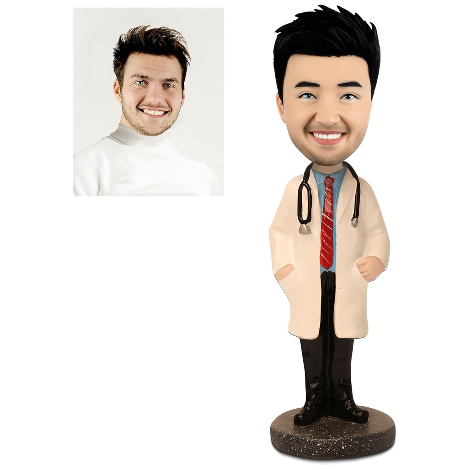 Bobblehead Personalizado para Oftalmologistas - Presente Único e Memorável