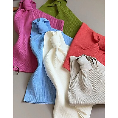 Blusa Nózinho Tricot Verão: Elegância e Conforto em Tamanho Único