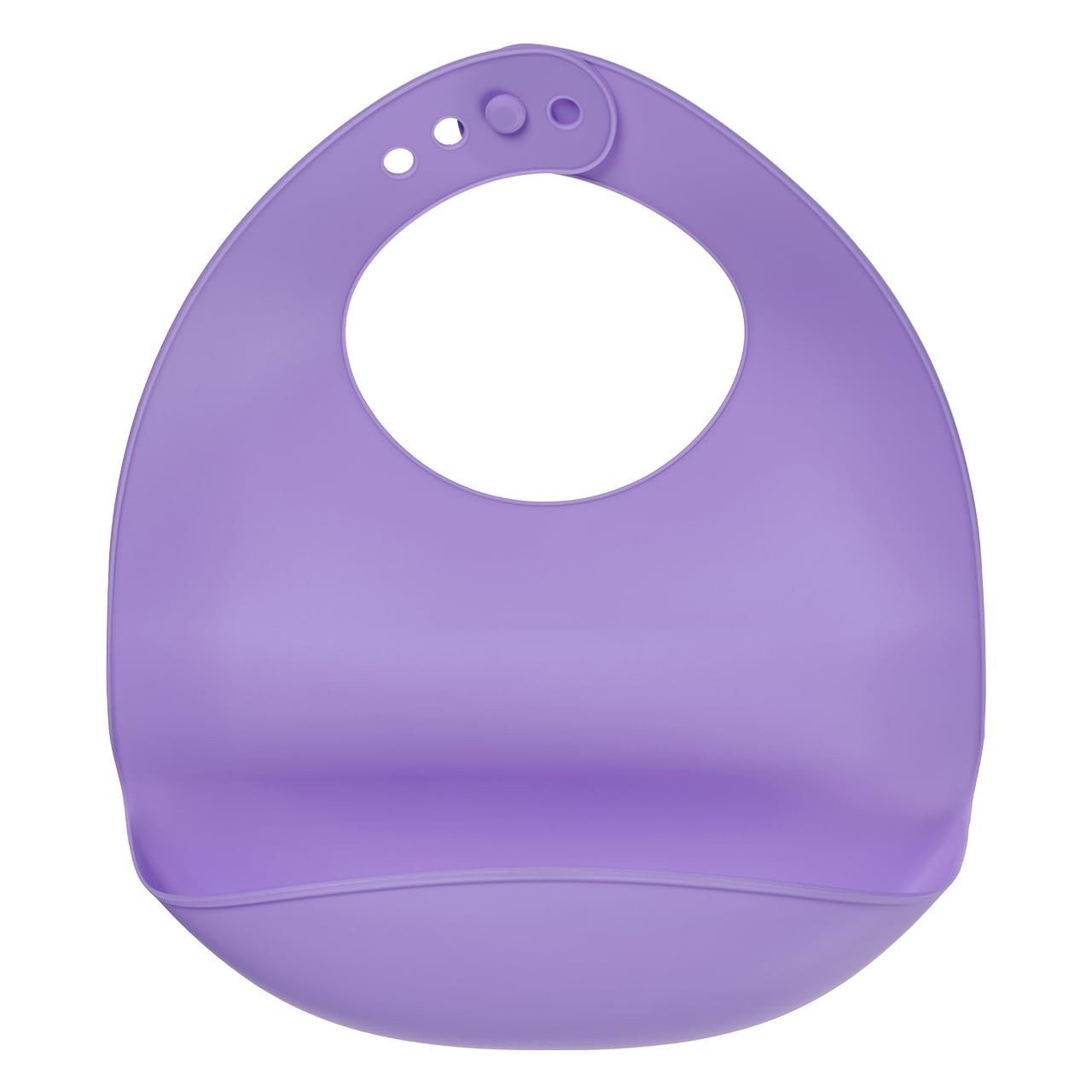 Vital Baby Nourish Babador de Silicone com pega migalhas, 1 unid (Roxo - Fizz)