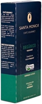 Cápsula de Café Santa Mônica Orgânica - compatíveis com Nespresso (10 unid)