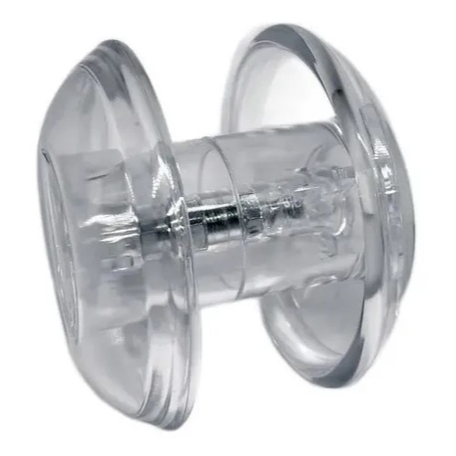 Puxadores Duplos Redondos para Porta de Vidro – 2 Unidades