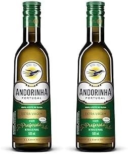 Azeite Andorinha vidro, Extra virgem, 500ml - Kit 2 Unidades