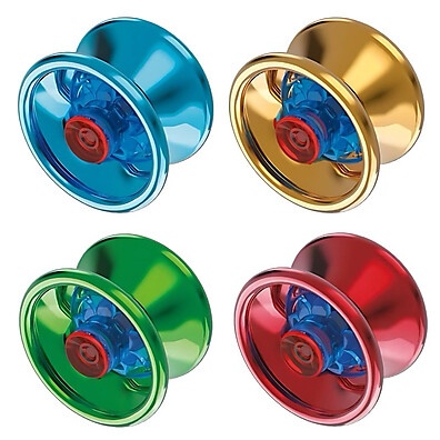 Yoyo Profissional de Metal com Rolamento e Corda Extra – Kit 3 Unidades