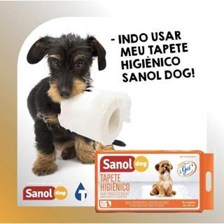Tapete Higiênico Sanol Dog 80x60 com 30 Unidades
