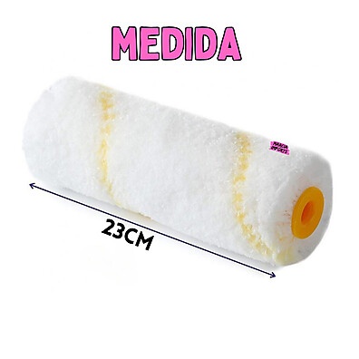 Rolo de Pintura Profissional 23cm com Suporte – 5 Unidades