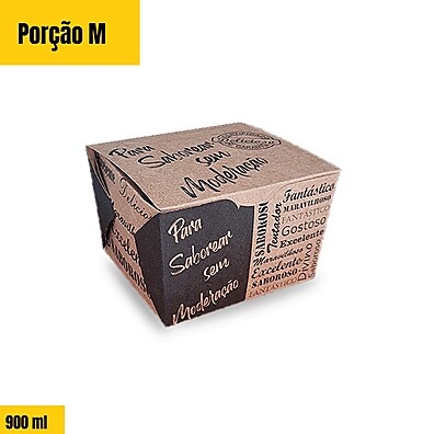 Kit Embalagem p/ Porções Tamanho M - 50 Unidades