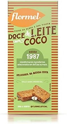 Doce de Leite com Coco FLORMEL Zero Açúcar- Caixa com 3 Unidades