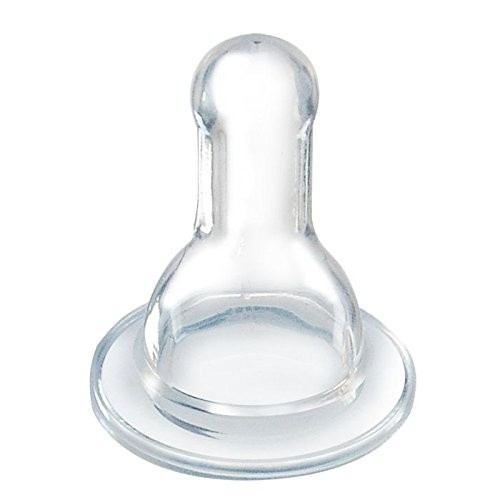 Bico Mamadeira Redondo Cefisa Silicone Macio - 2 Unidades