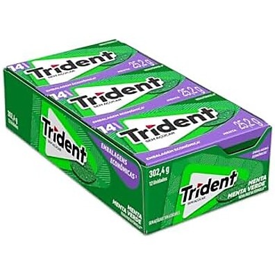 Trident Menta: Refrescância em Display com 12 Unidades