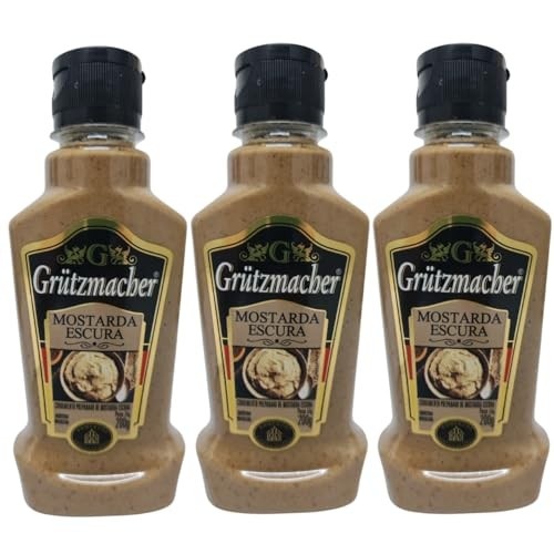 Mostarda Escura Grutzmacher - Kit 3 Unidades