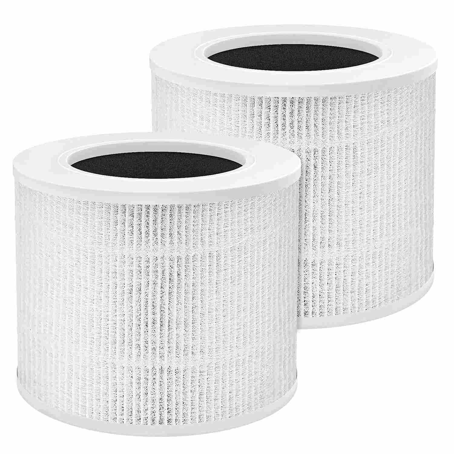 Leemone Filtros HEPA H13 para Purificador LEVOIT Core - Pacote com 2 Unidades + Esponjas Fragrância